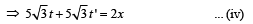 JEE Advanced (Subjective Type Questions): Motion | Chapter-wise Tests for JEE Main & Advanced