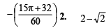 JEE Advanced (Fill in the Blanks): Definite Integrals & Applications of Integrals | Chapter-wise Tests for JEE Main & Advanced