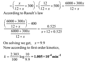 Subjective Type Questions: Chemical Kinetics & Nuclear Chemistry- 3 | JEE Advanced