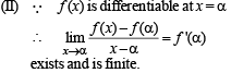 JEE Advanced (Subjective Type Questions): Limits, Continuity & Differentiability | Chapter-wise Tests for JEE Main & Advanced