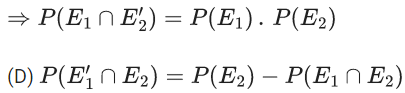 JEE Main Previous year questions (2021-23): Probability