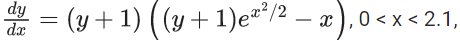 JEE Main Previous year questions (2021-23): Differential Equations