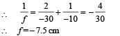 JEE Advanced (Subjective Type Questions): Ray & Wave Optics- 1 | Chapter-wise Tests for JEE Main & Advanced