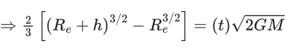 JEE Main Previous Year Questions (2021-23): Gravitation
