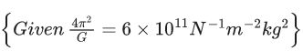 JEE Main Previous Year Questions (2021-23): Gravitation