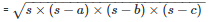 RD Sharma Solutions Ex-12.1, Heron`s Formula, Class 9, Maths | RD Sharma Solutions for Class 9 Mathematics