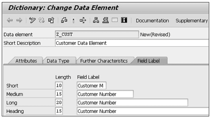 SAP ABAP - Data Elements | Learn and Master SAP ABAP - Software Development