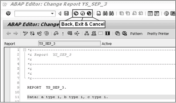 SAP ABAP - Screen Navigation | Learn and Master SAP ABAP - Software Development