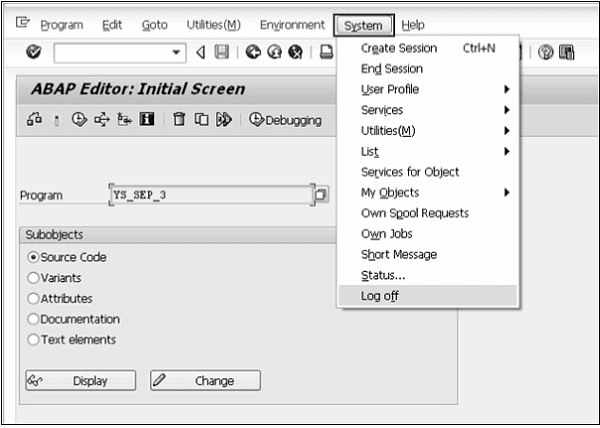 SAP ABAP - Screen Navigation | Learn and Master SAP ABAP - Software Development