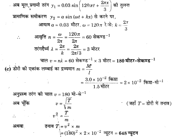 तरंगे (Waves) NCERT Solutions | NCERT Textbooks in Hindi (Class 6 to Class 12) - CTET & State TET