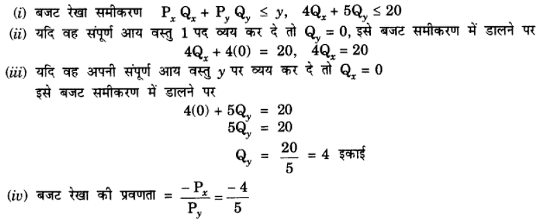 उपभोक्ता के व्यवहार का सिद्धांत (Theory of Consumer Behaviour) NCERT Solutions | NCERT Textbooks in Hindi (Class 6 to Class 12) - CTET & State TET