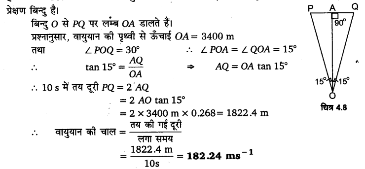 समतल में गति (Motion in a Plane) NCERT Solutions | NCERT Textbooks in Hindi (Class 6 to Class 12) - CTET & State TET