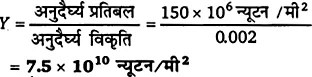 ठोसों के यांत्रिक गुण (Mechanical Properties of Solids) NCERT Solutions | NCERT Textbooks in Hindi (Class 6 to Class 12) - CTET & State TET