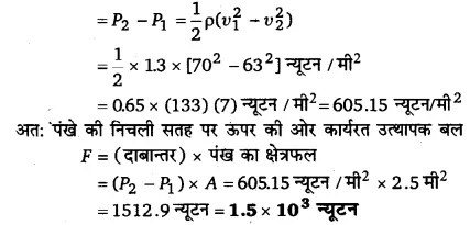 तरलों के यांत्रिकी गुण (Mechanical Properties of Fluids) NCERT Solutions - UPSC
