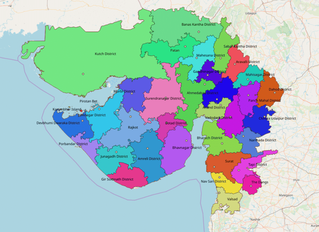 Divisions and Districts of Gujarat | Gujarat State PSC (GPSC) Preparation: All subjects - GPSC (Gujarat)