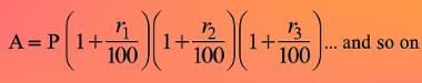 Compound Interest (Using Formula) Chapter Notes | Mathematics Class 9 ICSE