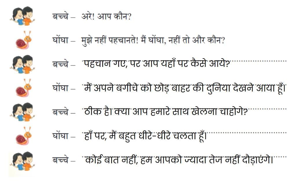 NCERT Solutions for Class 4 Hindi Chapter 2 - बगीचे का घोंघा
