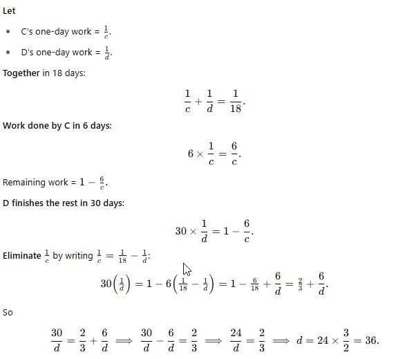 Sample Previous Year Questions: Time and Work | Quantitative for GMAT