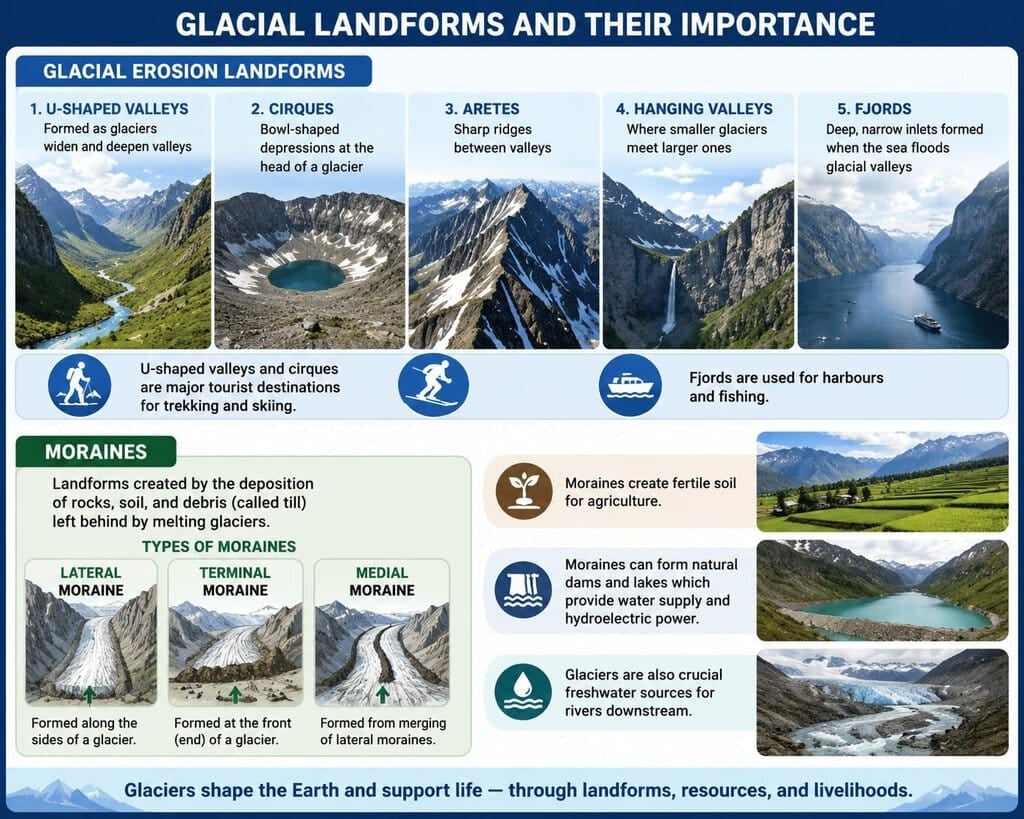 Shaping of the Earth's Surface Chapter Notes - Social Science Class 9