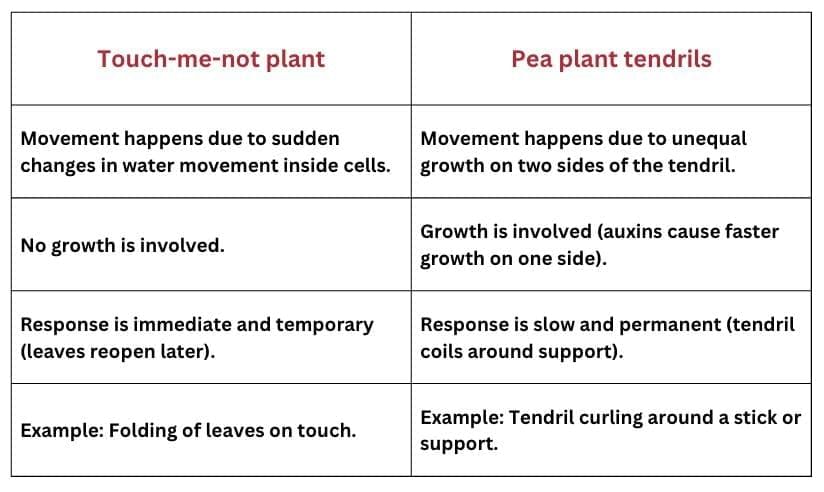 Class 10 Science Chapter 6 Previous Year Questions - Control and Coordination