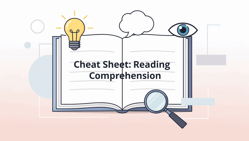 Cheat Sheet: Reading Comprehension