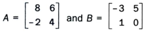 Matrices Chapter Notes | Mathematics Class 10 ICSE