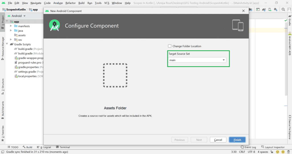 Assets Folder in Android Studio - Software Development