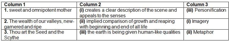 Harvest Hymn NCERT Solutions | English Poorvi Class 8 - New NCERT