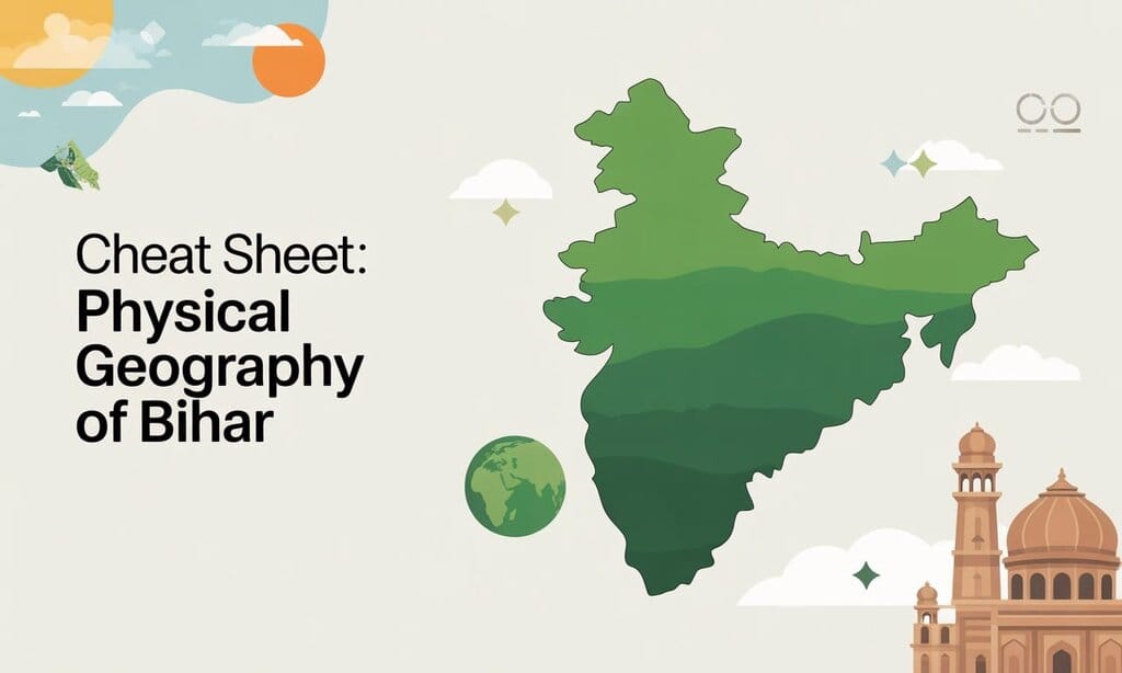 Bpsc Map Cheat Sheet: Physical Geography of Bihar - BPSC Preparation: All ...