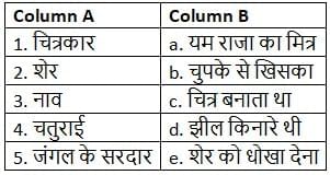 Worksheet Solutions: चतुर चित्रकार | Worksheets with Solutions for Class 5