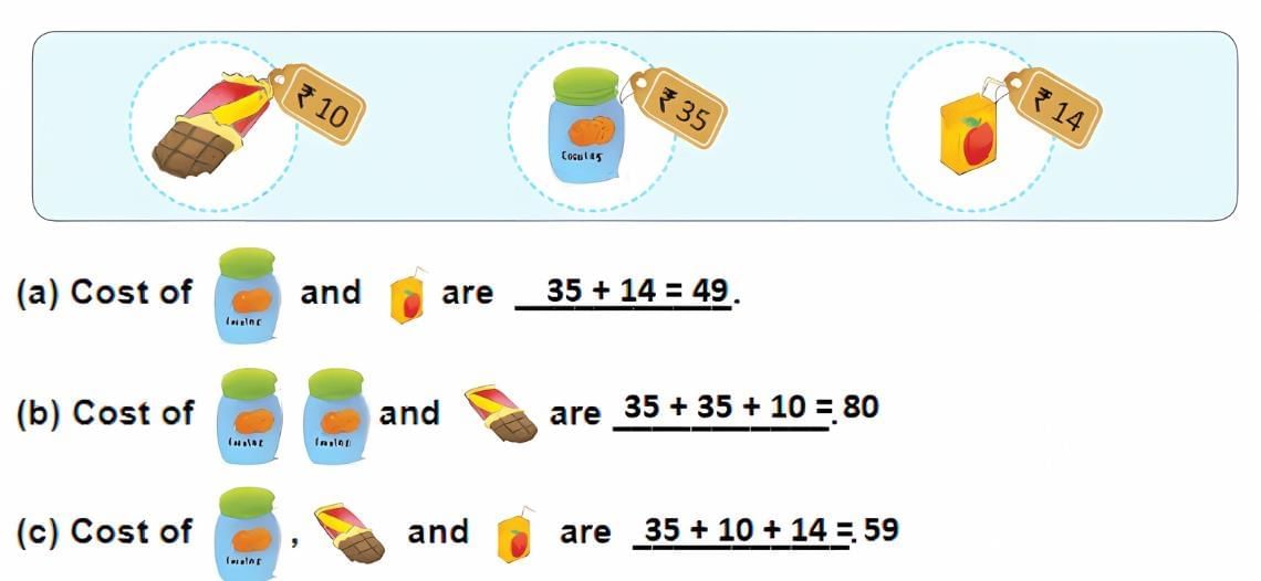Money - 1 Class 1 Worksheet Maths Chapter 12