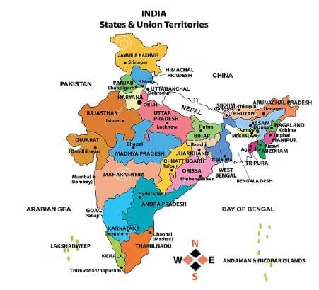 Worksheet: Maps and Locations - 1 | Worksheets with Solutions for Class 5