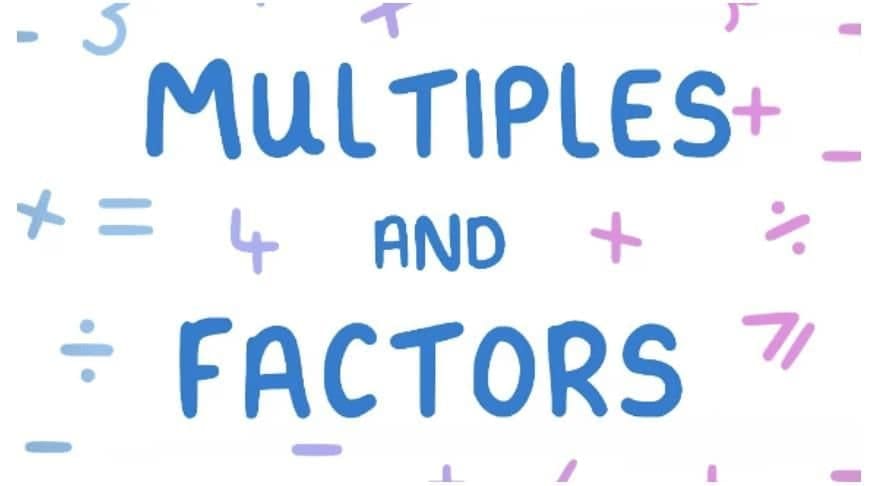 Factors And Multiples Important Notes - Class 4 Mathematics | Complete ...