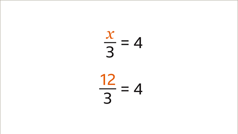 Solving for x - 4 - Year 7
