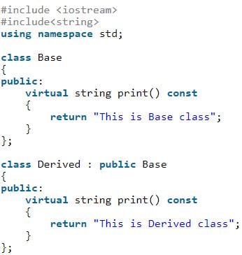 Output of following program?a)This is Derived classThis is Base classb ...