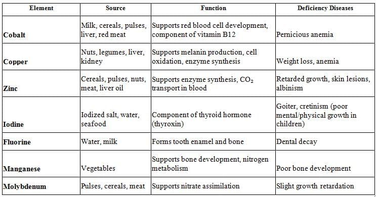 Nutrition Chapter Notes | Biology Class 9 ICSE