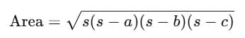 Solved Question and Answers: Heron`s Formula | Mathematics (Maths) Class 9