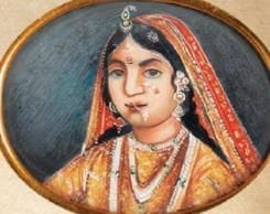 A portrait of Rani Lakshmiba