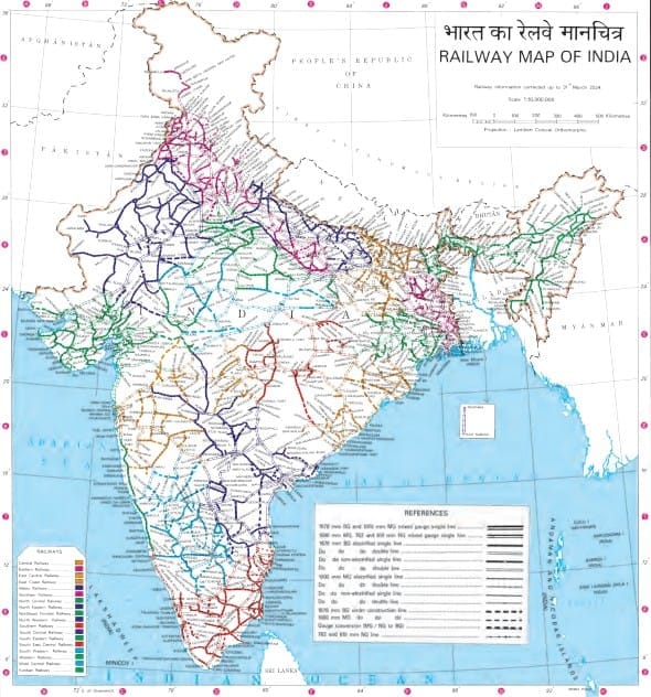 Indian Railway Network (2024)