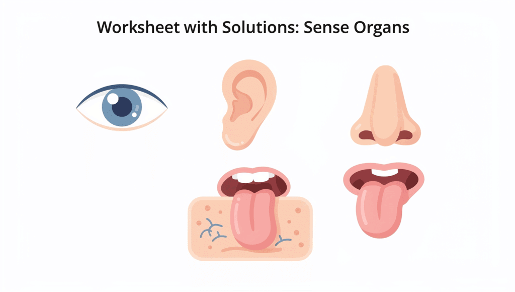 Worksheet with Solutions: Sense Organs