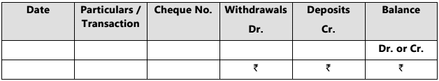 Bank Reconciliation Statement - 1 Chapter Notes | Accounting for CA Foundation