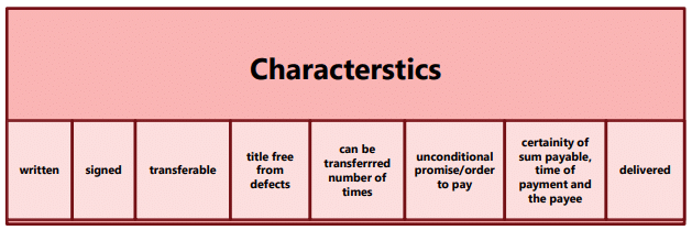 The Negotiable Instruments Act, 1881 Chapter Notes | Business Laws for CA Foundation