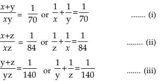 Method of Solving Simultaneous Linear Equation with three Variables