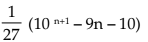 Example 3: Find the sum to n terms of 3 + 33 + 333 + ….