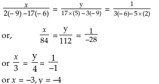 Simultaneous Linear Equations in two unknowns