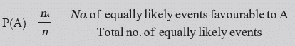 Probability Summary | Quantitative Aptitude for CA Foundation