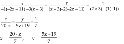 Method of Solving Simultaneous Linear Equation with three Variables