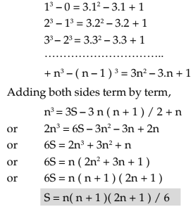 Sum of the first n terms of an A.P.
