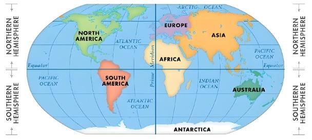 Case Based Questions: Oceans and Continents | Social Studies for Class 6