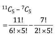 MCQs`: Basic Concepts of Permutations and Combinations